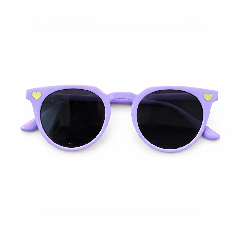 Stoney Clover Lane for Target Lavender Heart Sunglasses Purple Round Frames